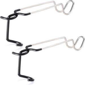 2-Pack Camping Lantern Hooks with Water Bottle Holder