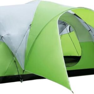 10 Person Dome Camping Tent with Porch and Rainfly