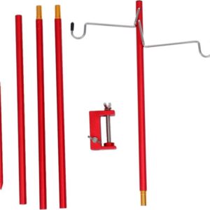 Portable Folding Camping Lantern Stand Kit for Hiking and Picnic
