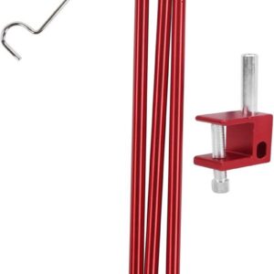 Portable Aluminum Camping Lantern Pole Stand for Outdoor Use