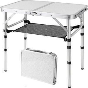Small Folding Picnic Table with Adjustable Height for Beach Use