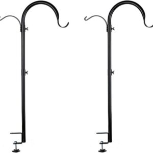 2-Pack Three-Arm Deck Hook Pole for Feeders and Lanterns