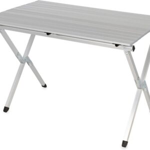 Aluminum Roll-Up Camping Table with Carry Bag for Tailgating