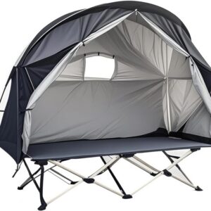 Compact Camping Cot Tent for Solo Adventures Without Bed