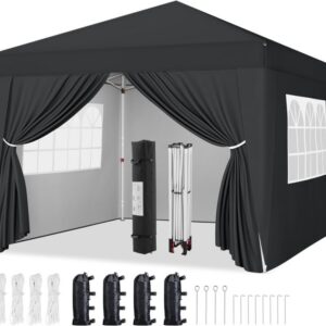 12 x 12 Pop-Up Canopy Tent with Removable Sidewalls