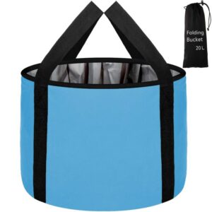20L Collapsible Foot Soak Basin for Camping and Travel